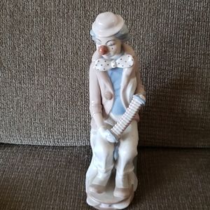 Vintage CasadeClown Glazed  Porcelain Figure